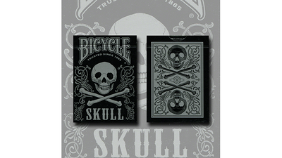 Bicycle Skull Metallic (Silver) USPCC by Gambler's Warehouse Gamblers Warehouse bei Deinparadies.ch