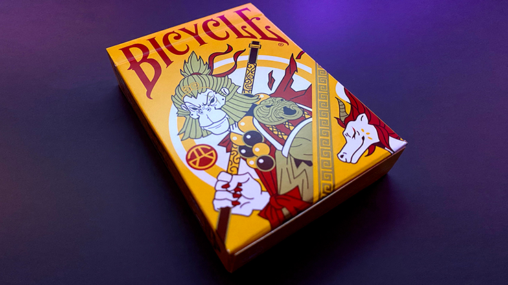 Bicycle Wukong Rebellion Carte da gioco gialle Hypie Lab at Deinparadies.ch