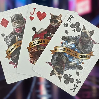 Biker Cats Playing Cards | Collectable Playing Cards-Mike Guistolise-Deinparadies.ch