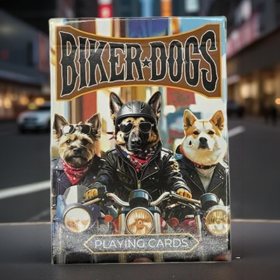 Biker Dogs Playing Cards | Collectable Playing Cards-Mike Guistolise-Deinparadies.ch