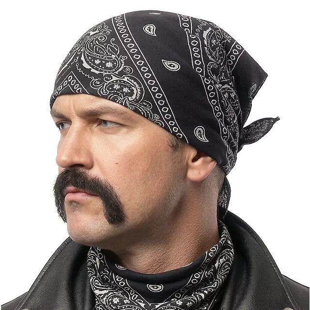 Biker Echthaar Schnauz | grau-Metamorph-Deinparadies.ch