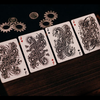 Black Metallic Foil Mortalis Machina Edition Playing Cards-The Paper Gear Company-Deinparadies.ch
