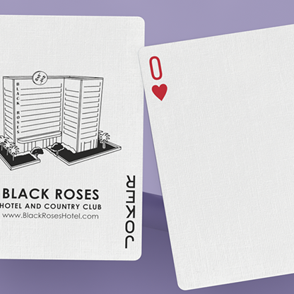 Black Roses Hotel V4 Playing Cards-Black Roses Playing Cards-Deinparadies.ch