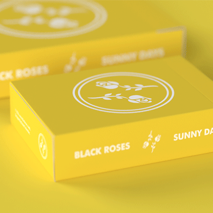 Black Roses Sunny Days Mini Playing Cards-Black Roses Playing Cards-Deinparadies.ch