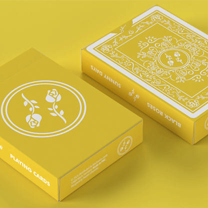 Black Roses Sunny Days Playing Cards-Black Roses Playing Cards-Deinparadies.ch