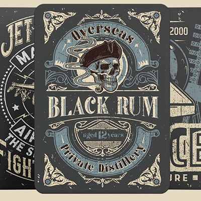 Black Rum Playing Cards-David Jon-Deinparadies.ch