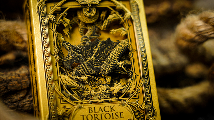 Black Tortoise Black Gold Box Set | Ark Playing Cards