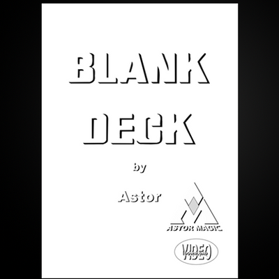 Blank Deck | Astor-Astor Magic Bt-Deinparadies.ch