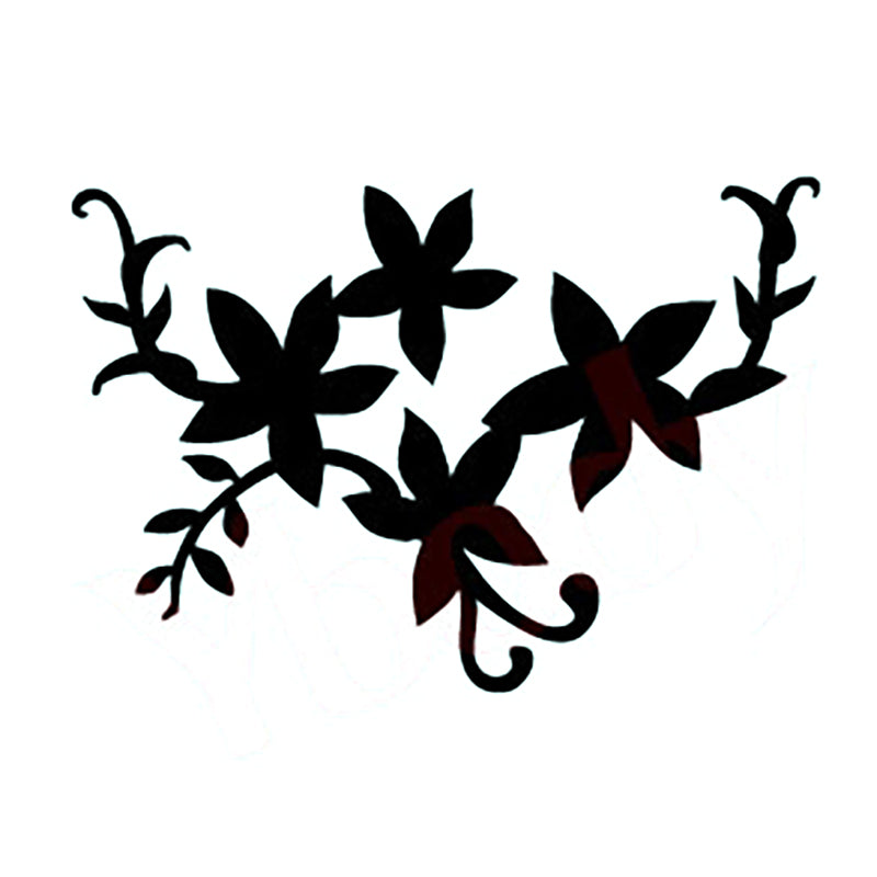 Blumenranke Schablone | 5 Stk