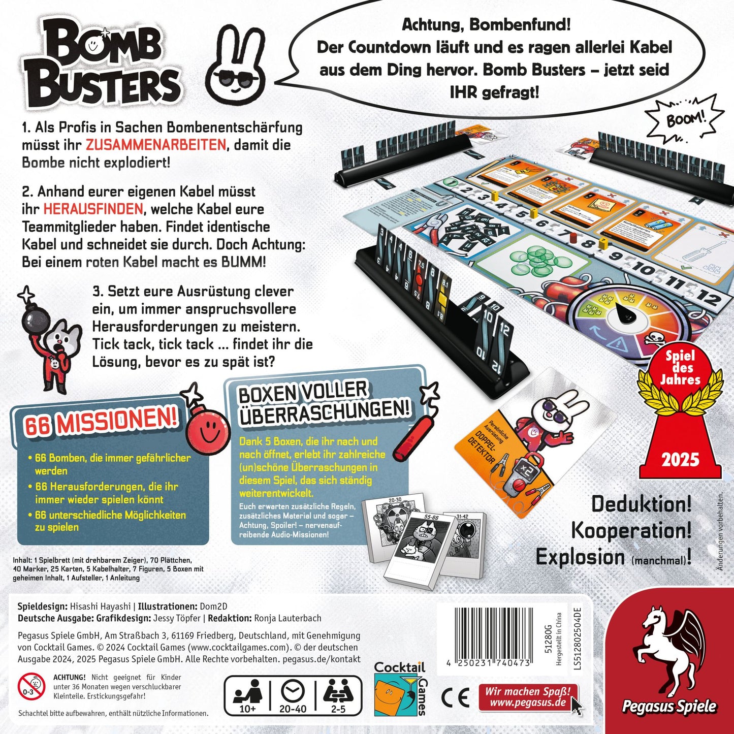 Bomb Busters | Spiel des Jahres 2025-Pegasus-Deinparadies.ch