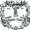 Boxer Gesichtstattoo Sticker-Guirca-Deinparadies.ch