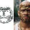 Boxer Gesichtstattoo Sticker-Guirca-Deinparadies.ch