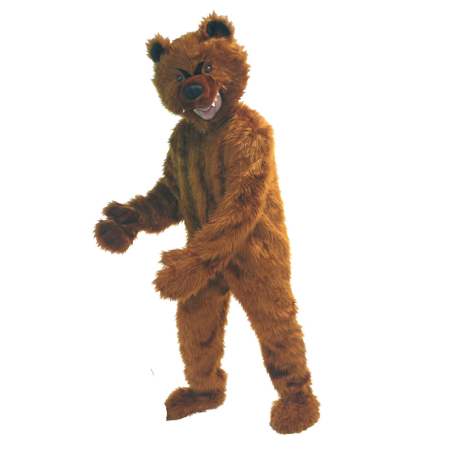 Plush Brown Bear Costume Adults Party Items Müller at Deinparadies.ch