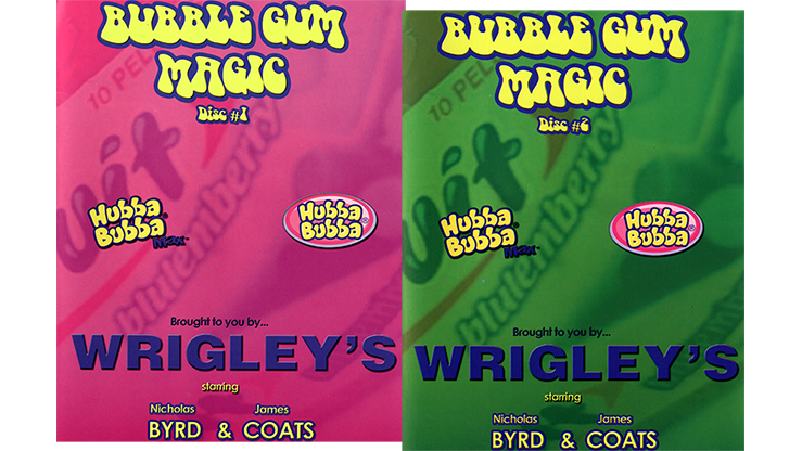 Bubble Gum Magic Set (Vol 1 and 2) by James Coats and Nicholas Byrd - Video Download Murphy's Magic bei Deinparadies.ch