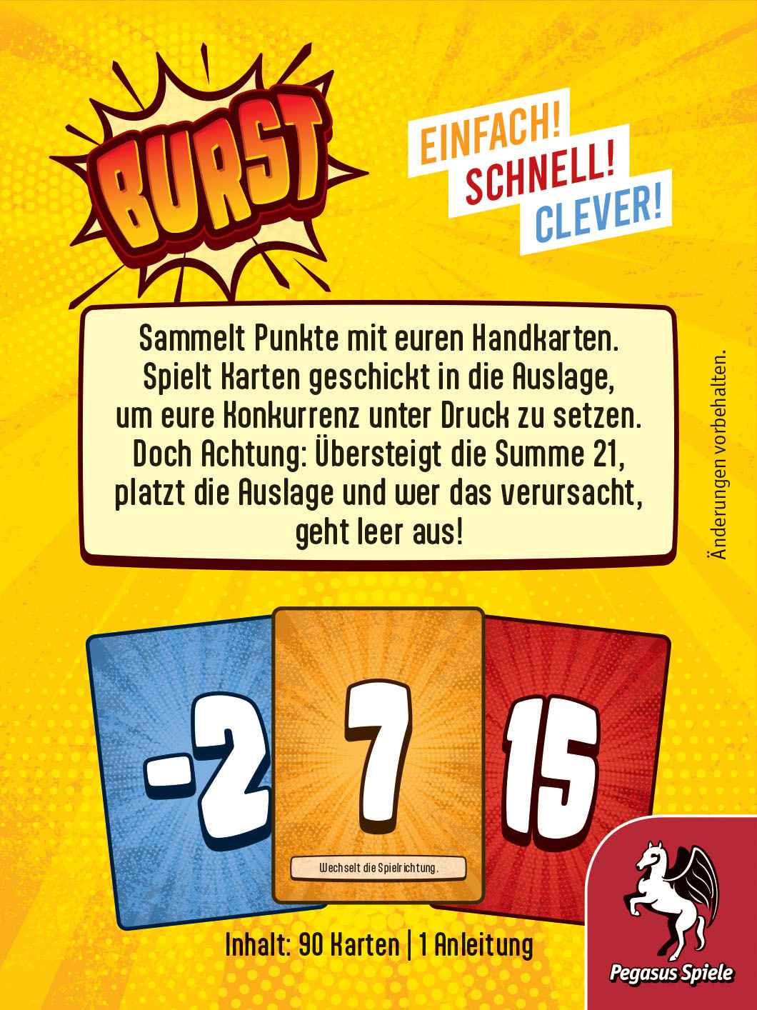 Burst | Kartenspiel-Pegasus-Deinparadies.ch