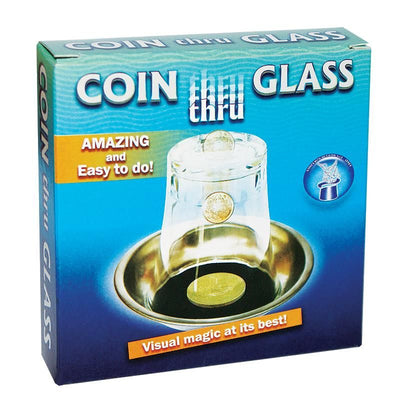Coin through glass