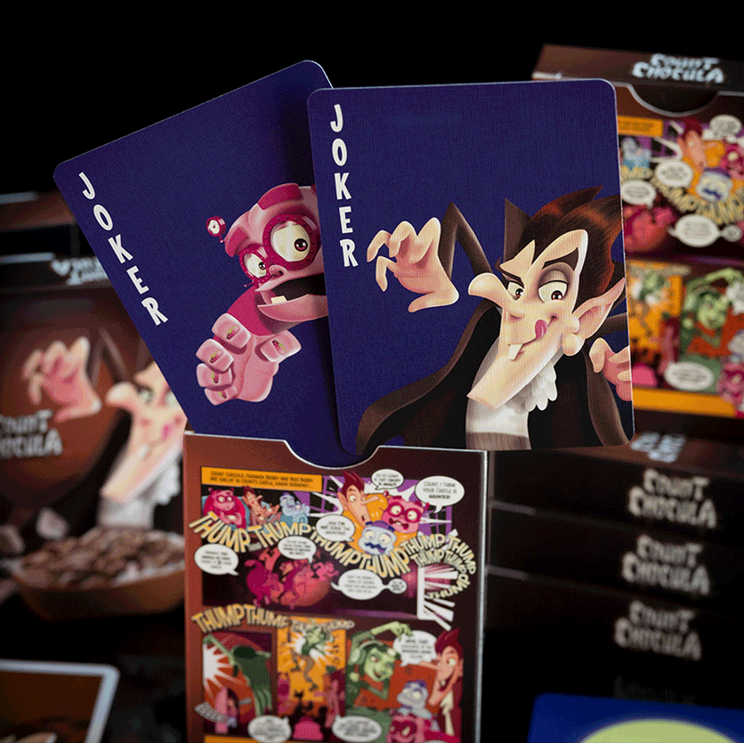 COUNT CHOCULA™ 55th ANNIVERSARY V2 PLAYING CARDS-FULTONS Playing Cards-Deinparadies.ch