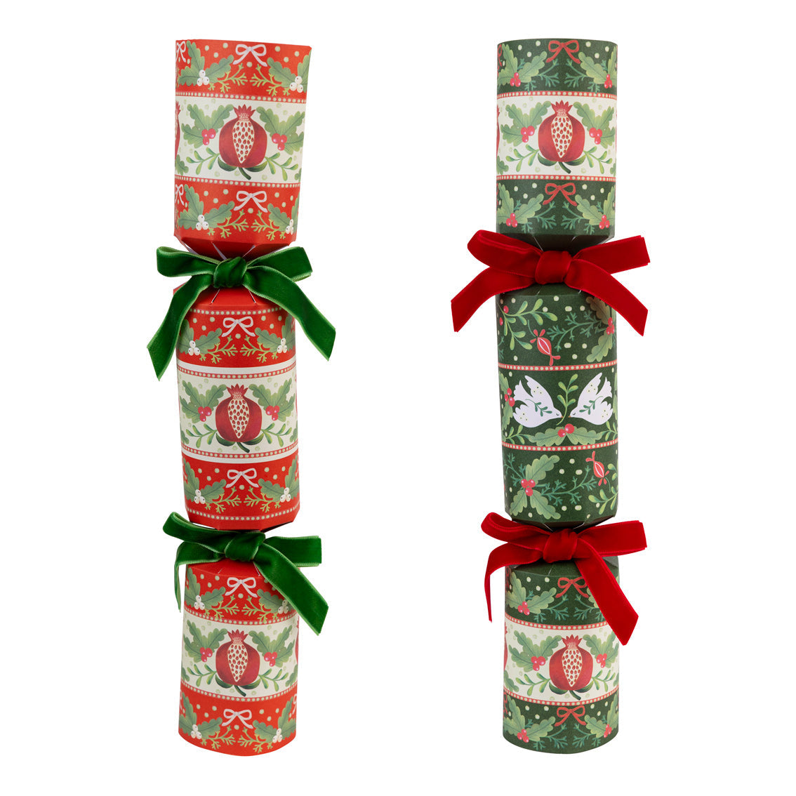 Two Design Folk Christmas Crackers