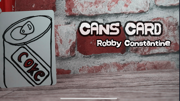Cans Card by Robby Constantine - Video Download Robby Constantine bei Deinparadies.ch