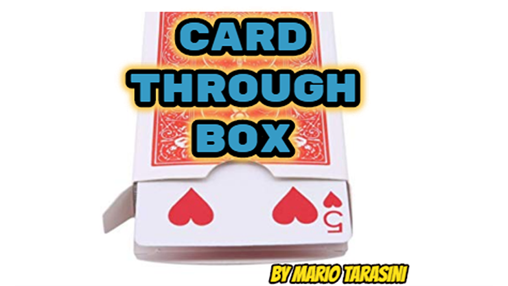 Card Through Box by Mario Tarasini - Video Download Marius Tarasevicius bei Deinparadies.ch