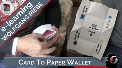 Card to Paper Wallet by Hans Trixer/Wolfgang Riebe - Mixed Media Download Wolfgang Riebe bei Deinparadies.ch