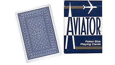 Cards Aviator Poker size (Blue) US Playing Card Co. at Deinparadies.ch