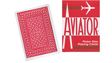 Cards Aviator Poker size (Red) US Playing Card Co. at Deinparadies.ch