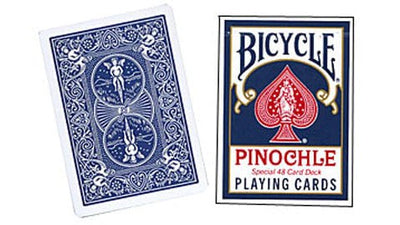 Tarjetas Bicycle Pinochle Poker-tamaño (Azul) Bicycle en Deinparadies.ch