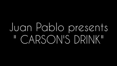 La boisson de Carson | Juan Pablo Juan Pablo Ibañez à Deinparadies.ch