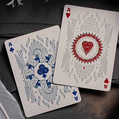Celestial Noesis Playing Cards | Giovanni Meroni(Blue)-Giovanni Meroni-Deinparadies.ch