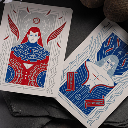Celestial Noesis Playing Cards | Giovanni Meroni(Blue)-Giovanni Meroni-Deinparadies.ch