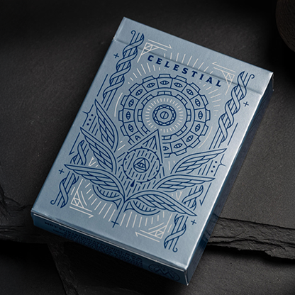 Celestial Noesis Playing Cards | Giovanni Meroni(Blue)-Giovanni Meroni-Deinparadies.ch