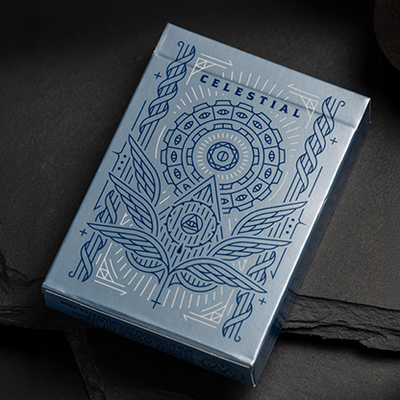 Celestial Noesis Playing Cards | Giovanni Meroni(Blue)-Giovanni Meroni-Deinparadies.ch