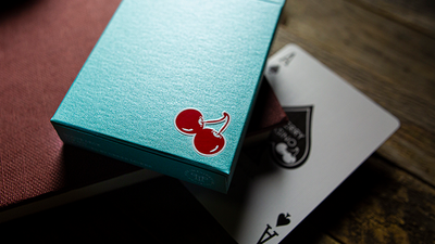 Cherry Casino House Deck (Tropicana Teal) Playing Cards by Pure Imagination Projects Murphy's Magic Deinparadies.ch