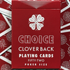 Choice Cloverback (Red) Playing Cards Penguin Magic at Deinparadies.ch