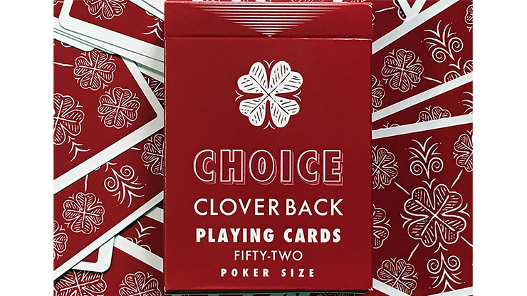 Choice Cloverback (Red) Playing Cards Penguin Magic bei Deinparadies.ch