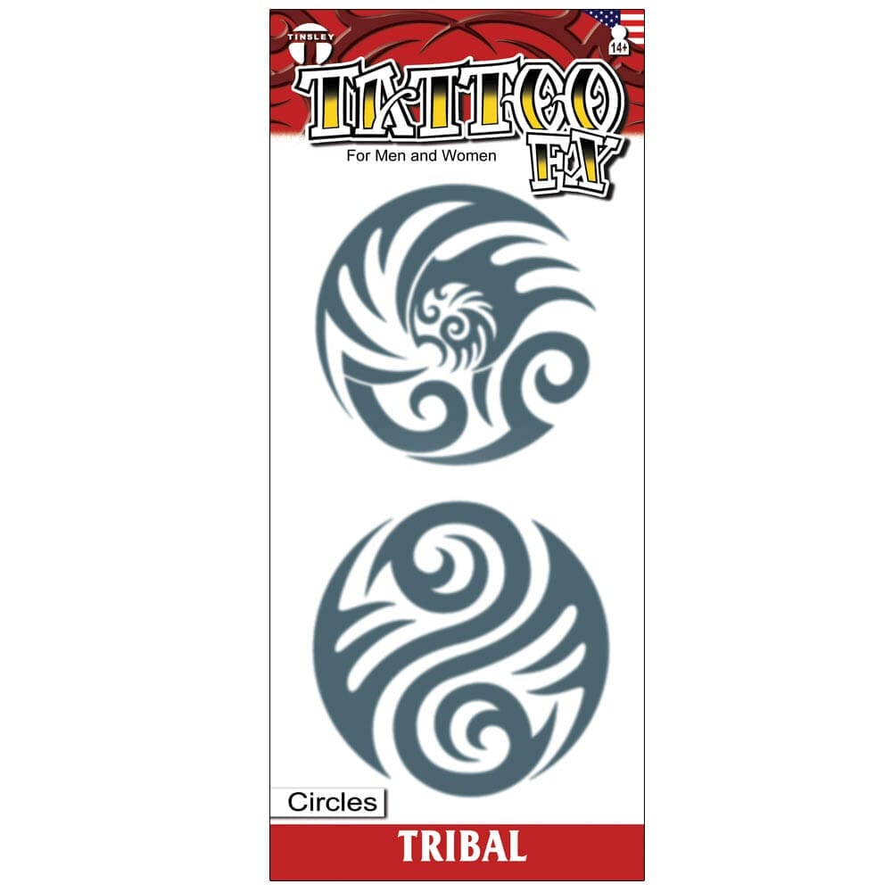 Circles Tribal | Klebetattoos-Tinsley Transfers-Deinparadies.ch