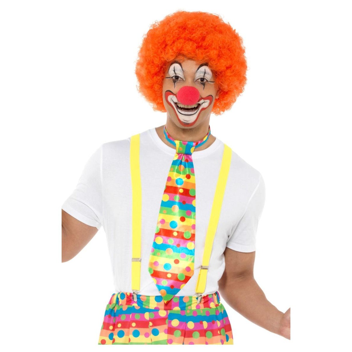 Clown Krawatte Neon Smiffys bei Deinparadies.ch