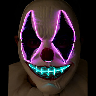 Clownmaske Killer mit LED-Carnival Toys-Deinparadies.ch
