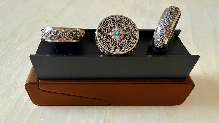 Coin Vault Case and Display Set (Brown)-DOWNTOWN INTERNATIONAL INC.-Deinparadies.ch