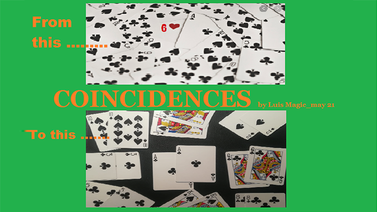 Coincidences by Luis Magic - Video Download EZIO ZAMARA at Deinparadies.ch