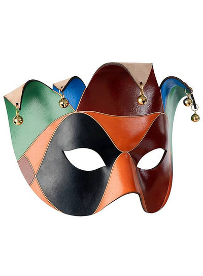 Colombina Joker Venezianische Ledermaske-Metamorph-Deinparadies.ch