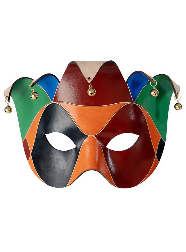Colombina Joker Venezianische Ledermaske-Metamorph-Deinparadies.ch
