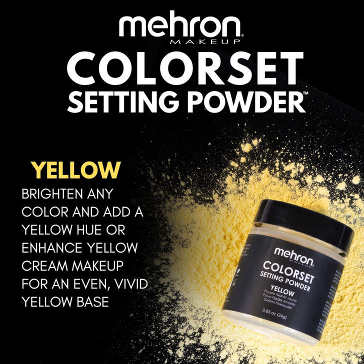 Colorset Setting Powder™ | Gelb-Mehron-Deinparadies.ch
