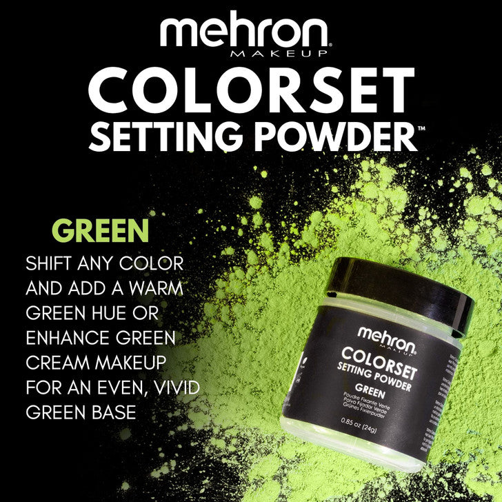 Colorset Setting Powder™ | Grün-Mehron-Deinparadies.ch