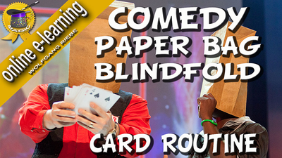 Comedy Paper Bag Blindfold Routine by Wolfgang Riebe - Video Download Wolfgang Riebe bei Deinparadies.ch
