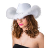 Cappello da cowboy stile Texas pazzo | bianco