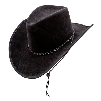 Cowboy Hut mit Sternen | schwarz-Wicked-Deinparadies.ch