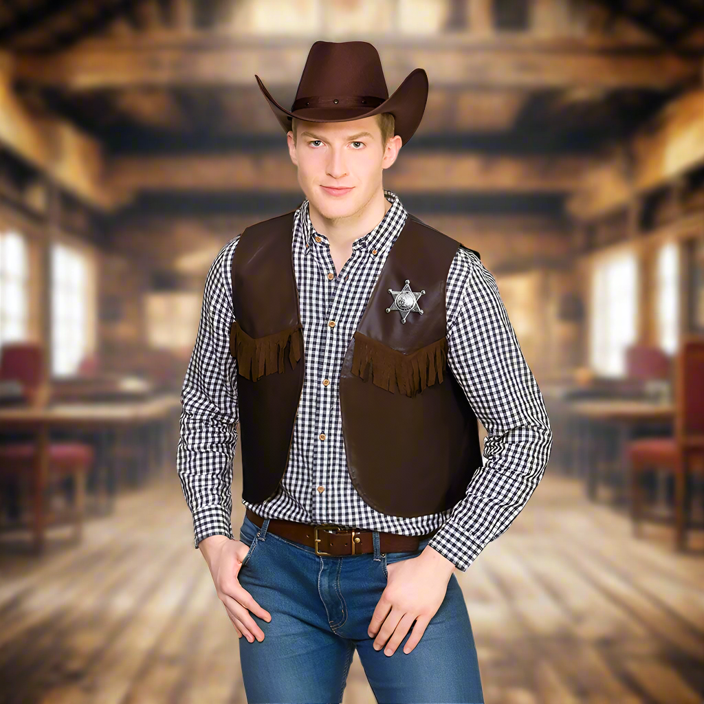 Cowboy Sheriff Weste-Wicked-Deinparadies.ch