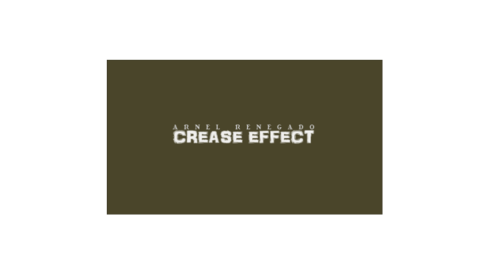 Crease Effect - by Arnel Renegado - - Video Download ARNEL L. RENEGADO bei Deinparadies.ch